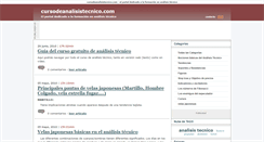 Desktop Screenshot of cursodeanalisistecnico.com